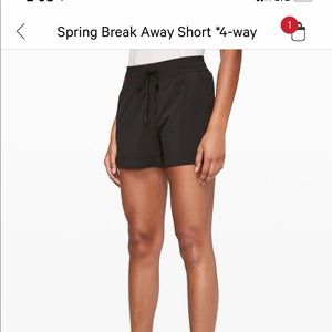 Spring Break Away Shorts size 12